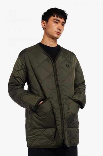 Fred Perry J2852 Miesten Takki Oliivinvihreä Vihreä | FI 1844XYUF